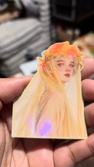 The Veiled Muse Vinyl Sticker