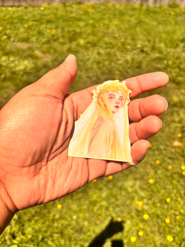The Veiled Muse Vinyl Sticker