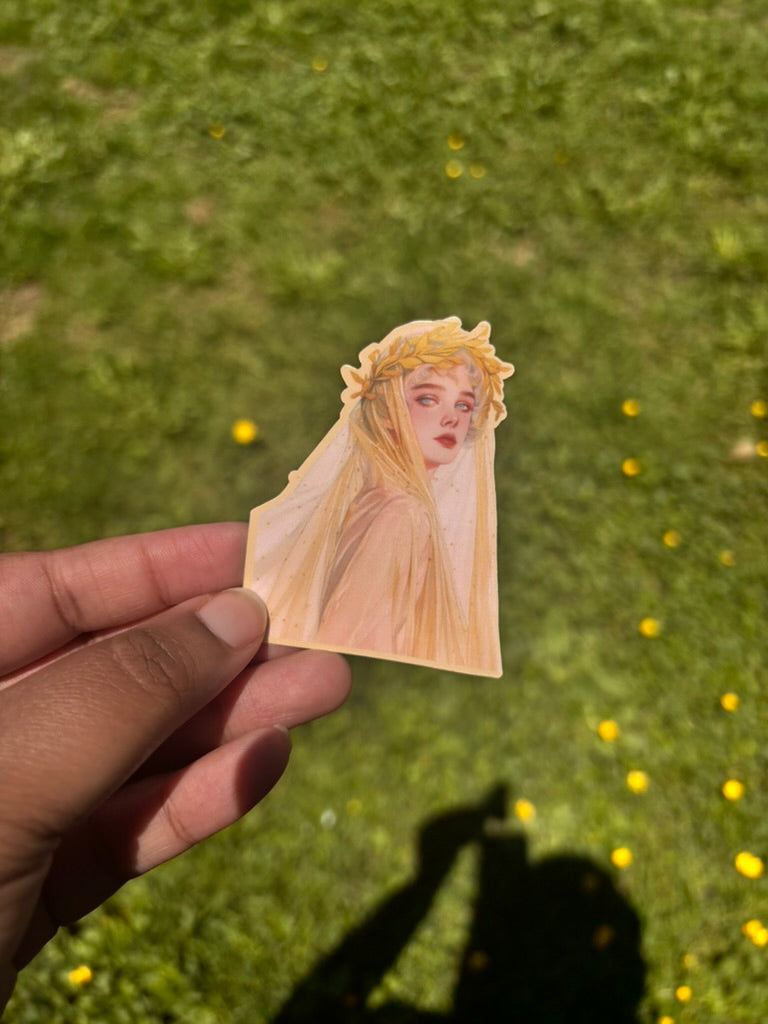 The Veiled Muse Vinyl Sticker