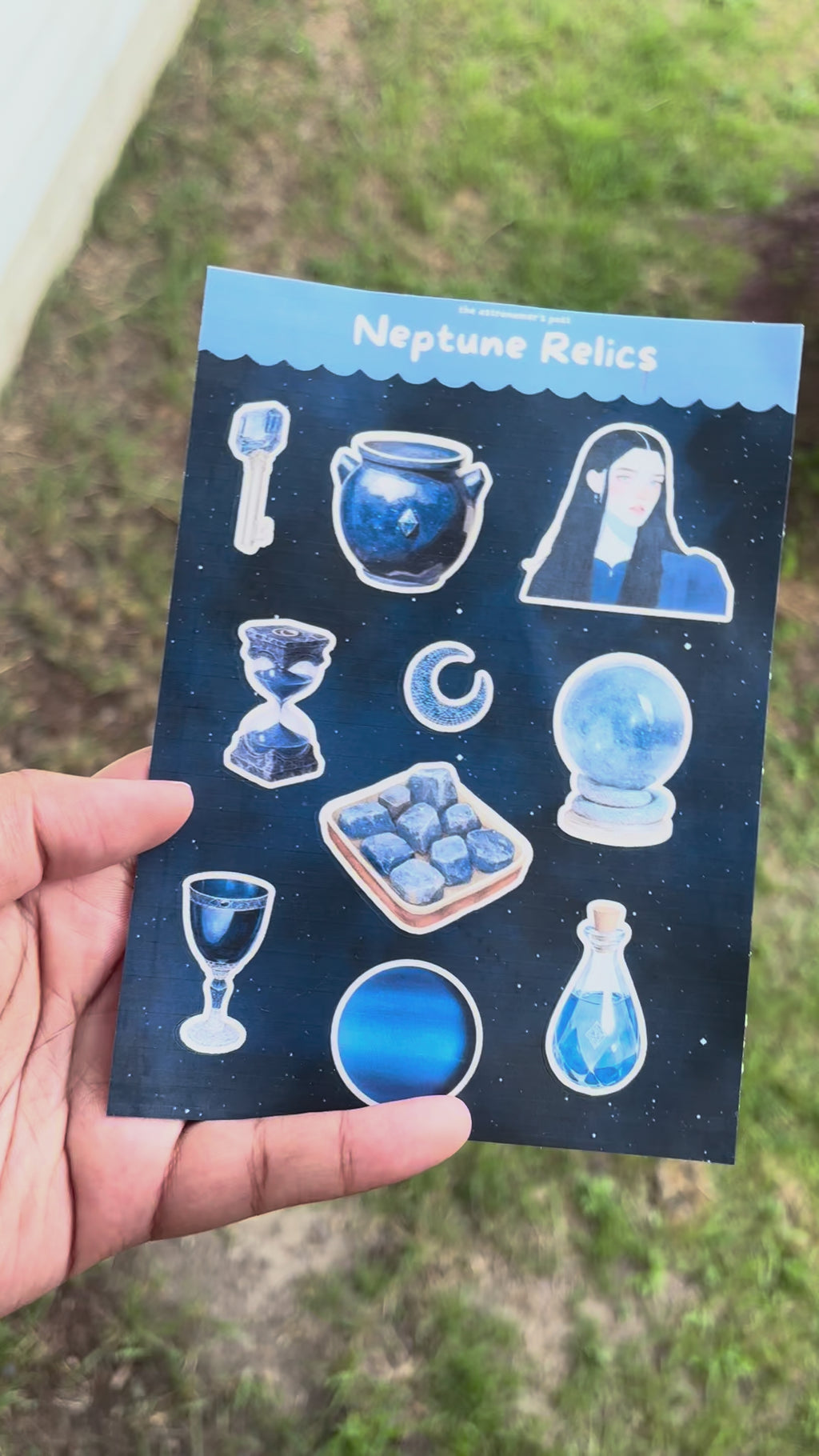 Neptune Relics Sticker Sheet